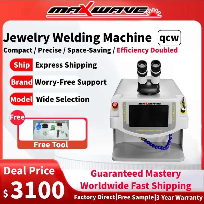 Jewelry Repair & Watches Photos - QCWパルスレーザー溶接機60W-200W、金銀ジュエリー修理用ゼロ研磨機、簡単操作