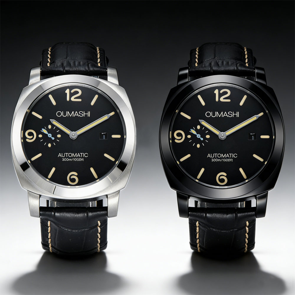 Jewellery Watch - 44mm メンズ腕時計 シーガル ST2555 ムーブメント ステンレススチールケース