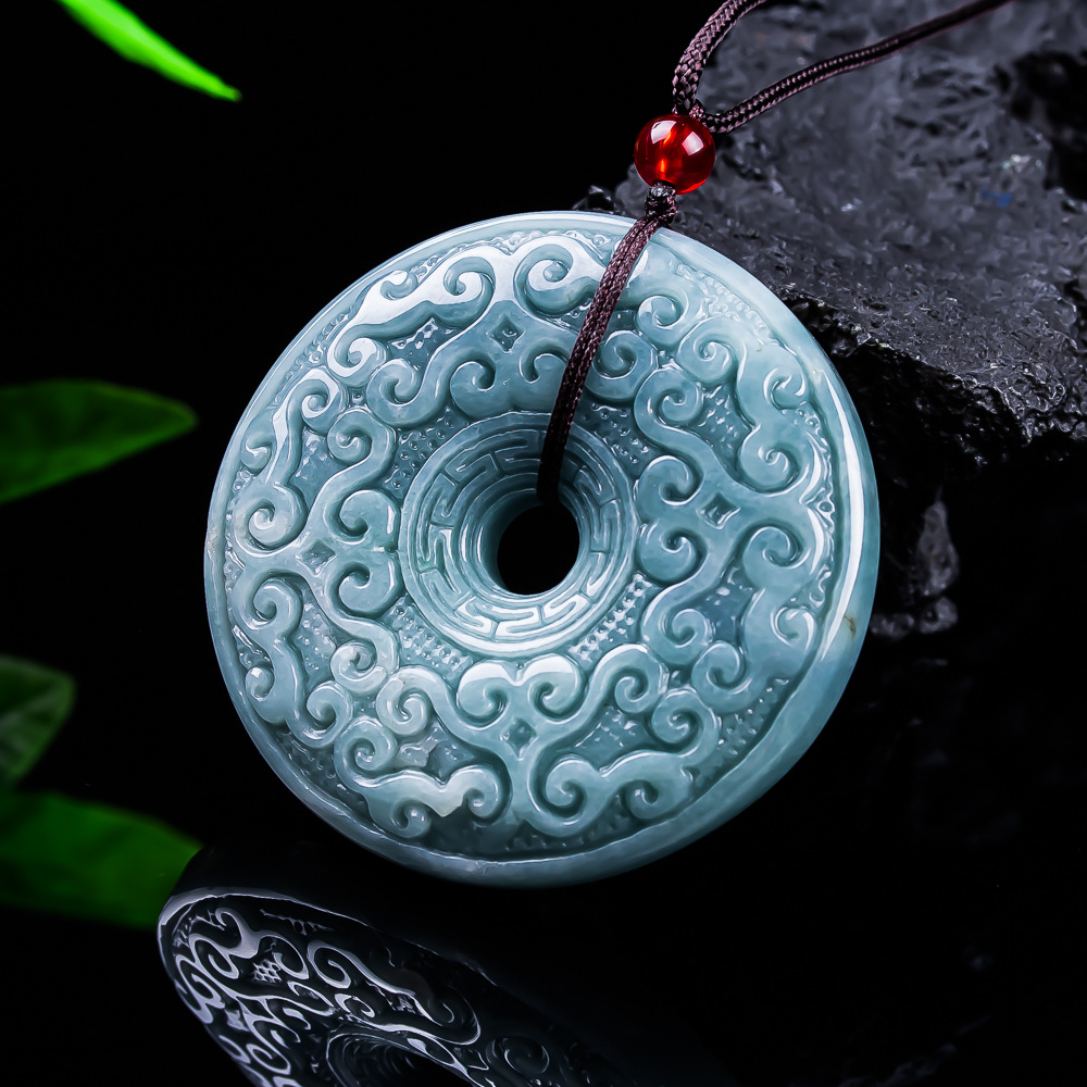 Jewelry & Watches Vitopoulos Reviews - 天然ビルマ翡翠フラワーペンダントネックレスヴィンテージデザイナージュエリー高級アクセサリー本物の翡翠のギフト女性のための