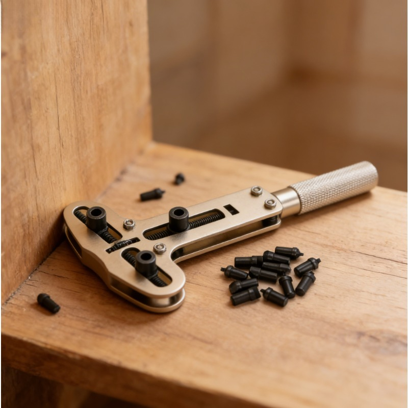 Watch Repair Tool Kit - 調節可能な時計裏蓋オープナー 12 アクセサリー バッテリー交換修理ツールキット