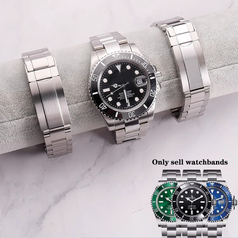 Rolex Watch Submariner - 時計アクセサリーバンドロレックス微調整プル歯ストラップ時計ベルト 904 鋼固体サブマリーナウォーターゴーストブレスレット 20 ミリメートル