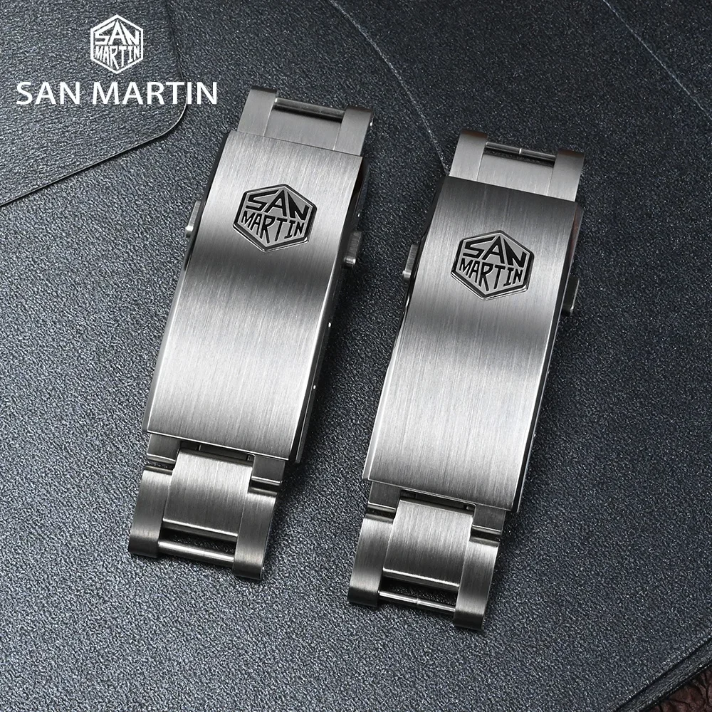 Jewellery Watch - サンマーティン新しいフライ調節可能なクラスプ時計部品ブレスレットクラスプ 16 ミリメートル指定モデルバックル折りたたみクラスプ非ユニバーサル