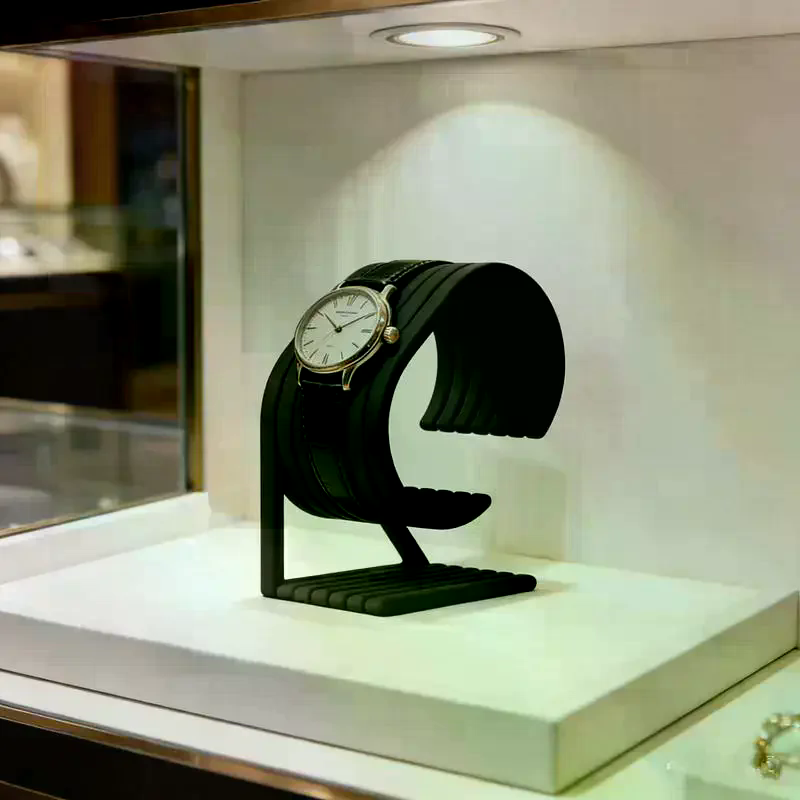 Jewelry And Watches Stores - 高級大理石製腕時計スタンド 2本用 安定したベース ジュエリーオーガナイザー ジュエリーストアカウンター用