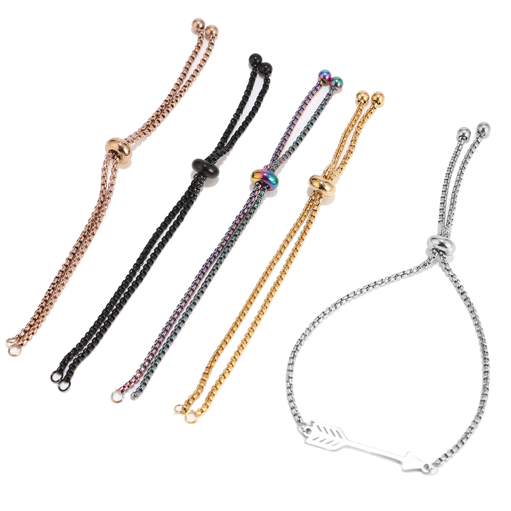 調節可能なステンレススチールの自由奔放に生きるスタイルのブレ - Rose Gold Bracelet のレビューと価格