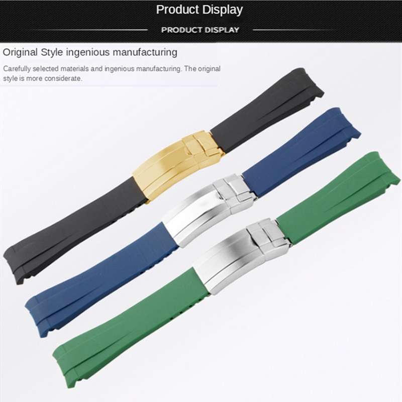 ロレックス 20 ミリメートルシリコン時計アクセサリーオリジ - Rolex Watch Submariner のレビューと価格