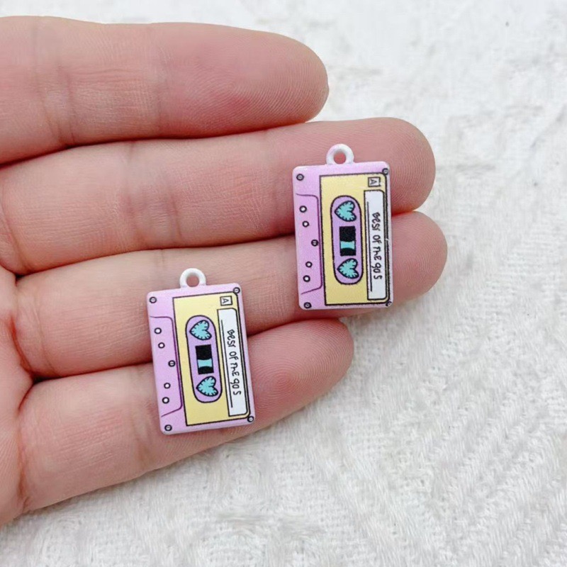 10個の合金ジュエリーアクセサリー、オイルドロッププリント磁 - Drop Earrings のレビューと価格