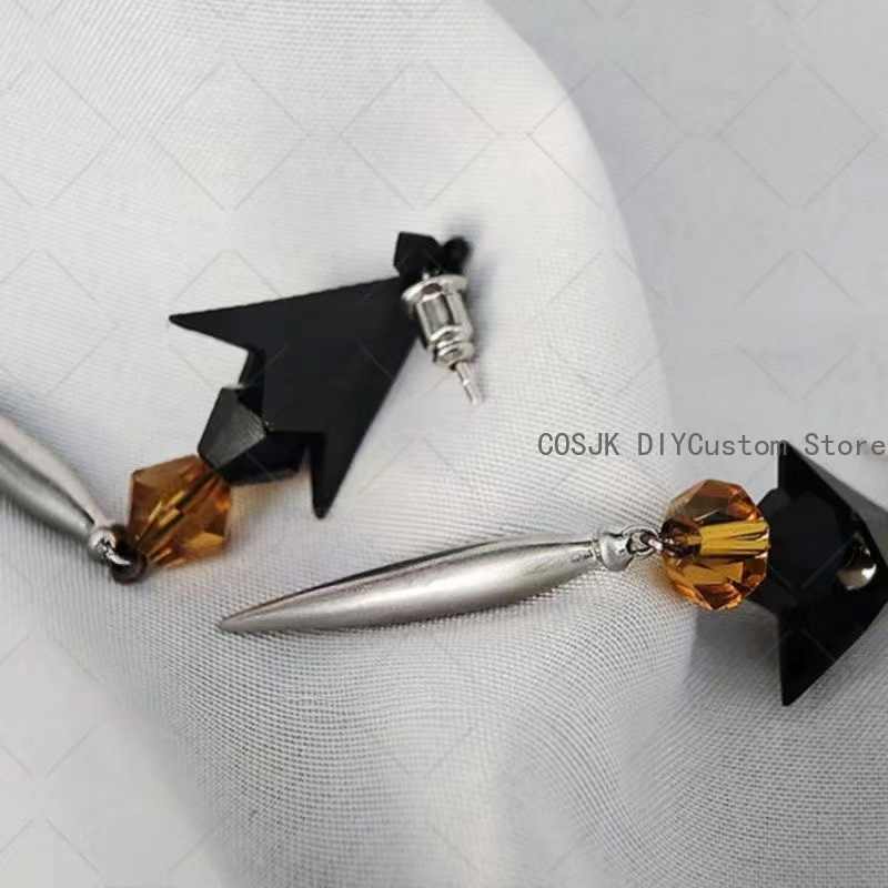 ゲーム原神インパクト Zhongli コスプレファッション耳 - Drop Earrings のレビューと価格