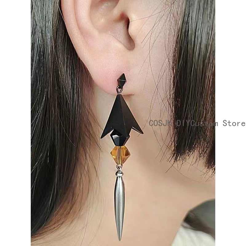 ゲーム原神インパクト Zhongli コスプレファッション耳 - Drop Earrings のレビューと価格