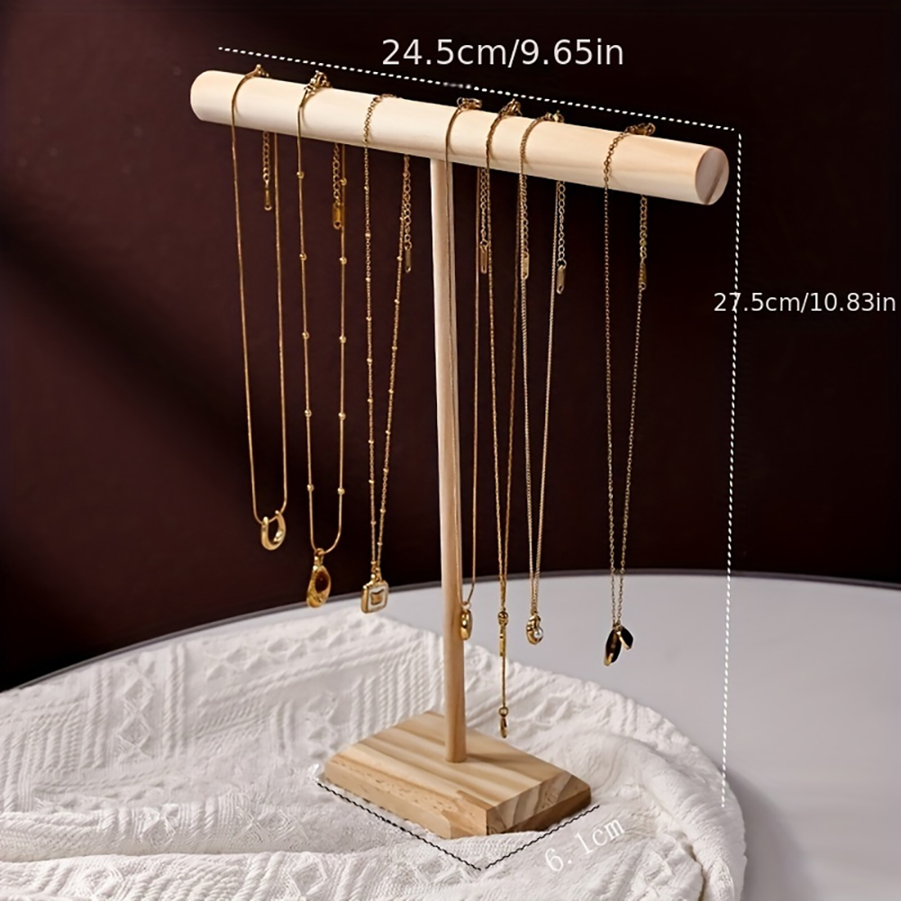 ジュエリー収納ディスプレイラック 無垢材 ブレスレット ネッ - Jewelry And Watches Stores のレビューと価格