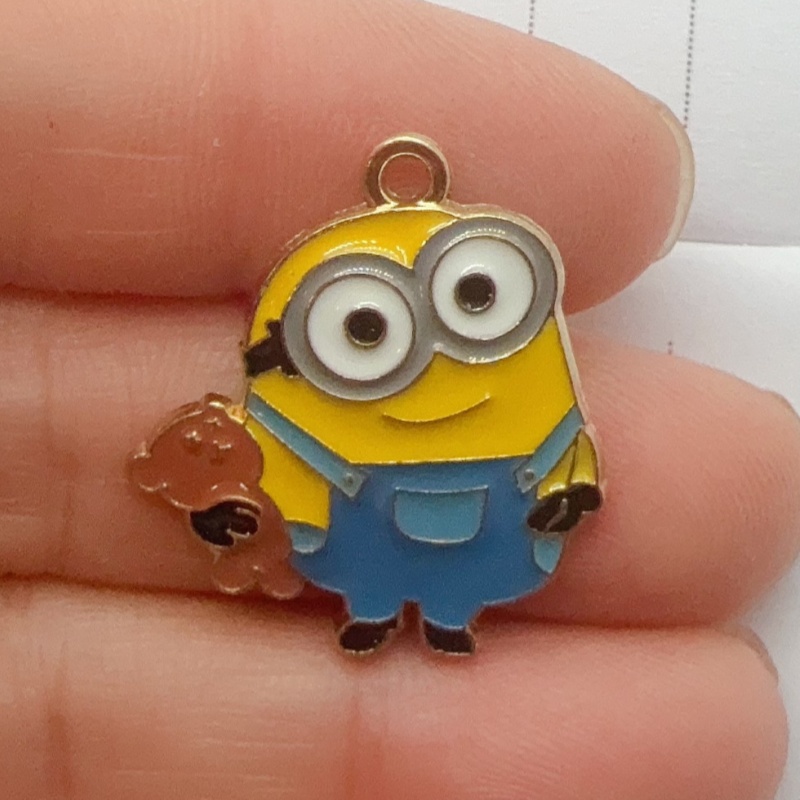10個入り合金製ドリップオイル漫画ペンダント、DIYジュエリ - Drop Earrings のレビューと価格