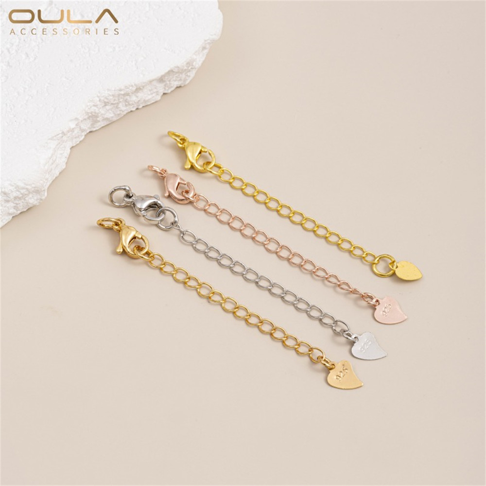 色保持テールチェーン延長チェーン 18K リアルゴールド ホ - Rose Gold Bracelet のレビューと価格