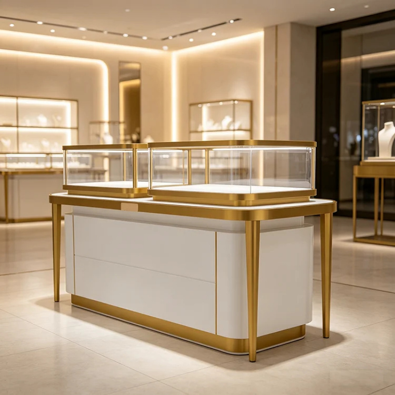 カスタム高級ステンレス製ガラス製ロック付きジュエリー＆腕時計 - Jewelry And Watches Stores のレビューと価格