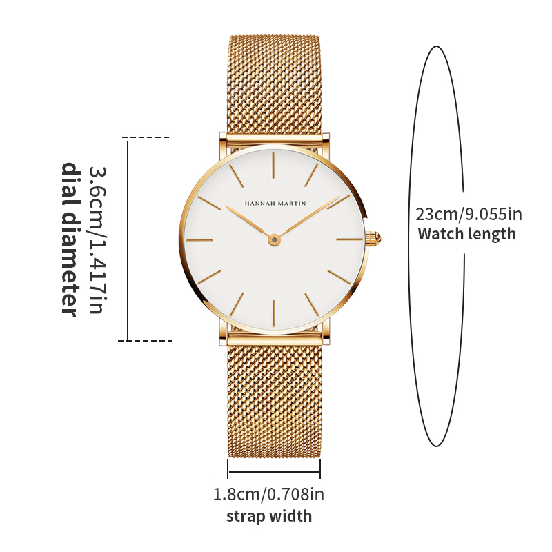 レディース腕時計 ハンナマーティンブランド ステンレススチー - Watches & Jewelry Lvmh のレビューと価格