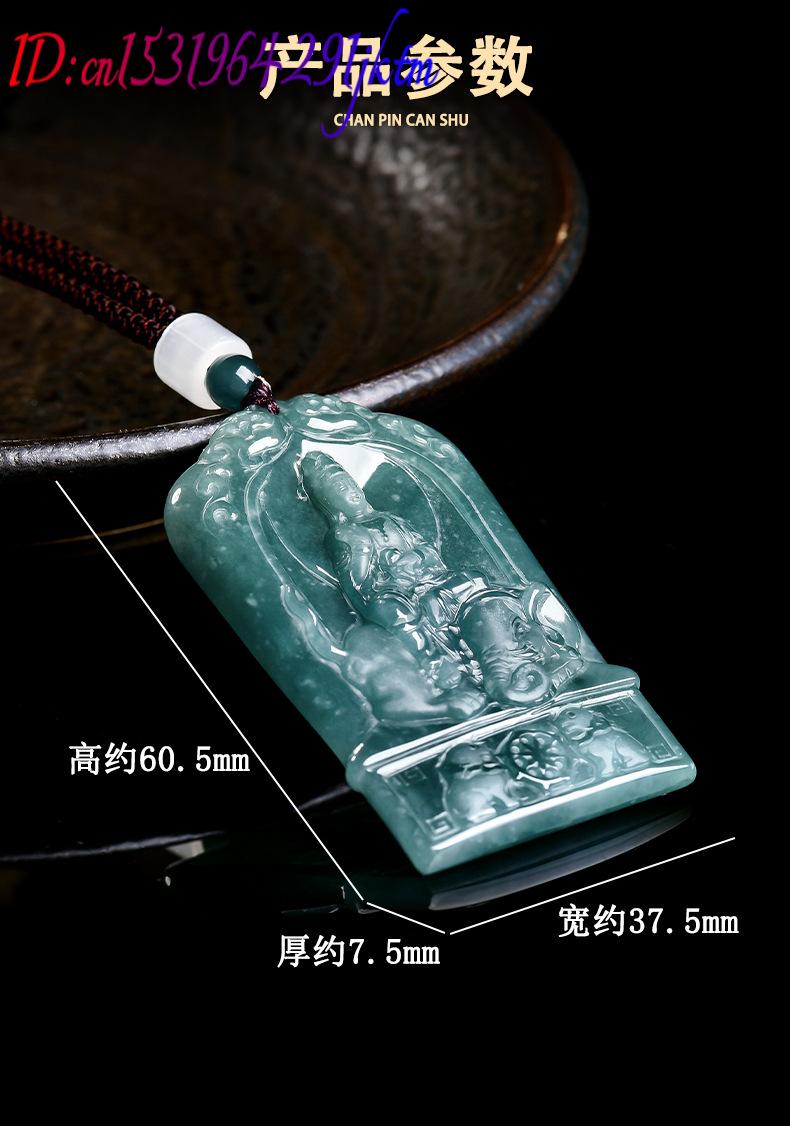 天然ビルマ翡翠観音ペンダントネックレスチャームジュエリーデザ - Jewelry & Watches Vitopoulos Reviews のレビューと価格