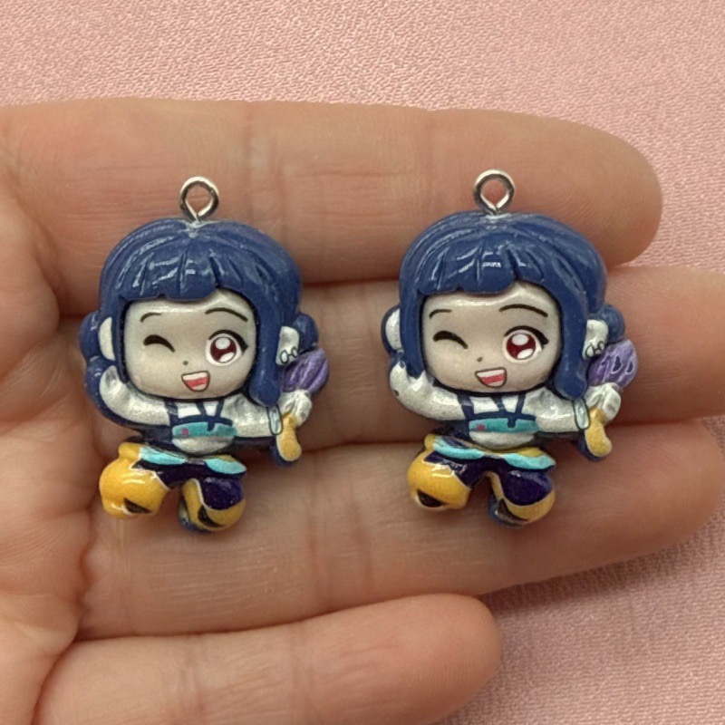 10個入り樹脂製漫画ペンダント、DIYジュエリー製作イヤリン - Drop Earrings のレビューと価格