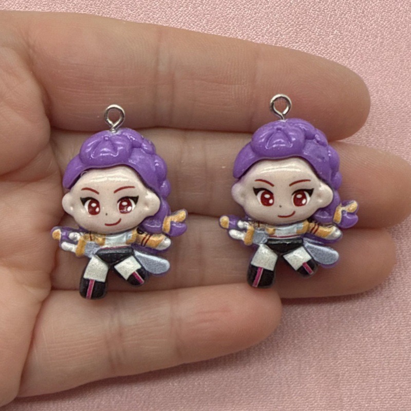 10個入り樹脂製漫画ペンダント、DIYジュエリー製作イヤリン - Drop Earrings のレビューと価格