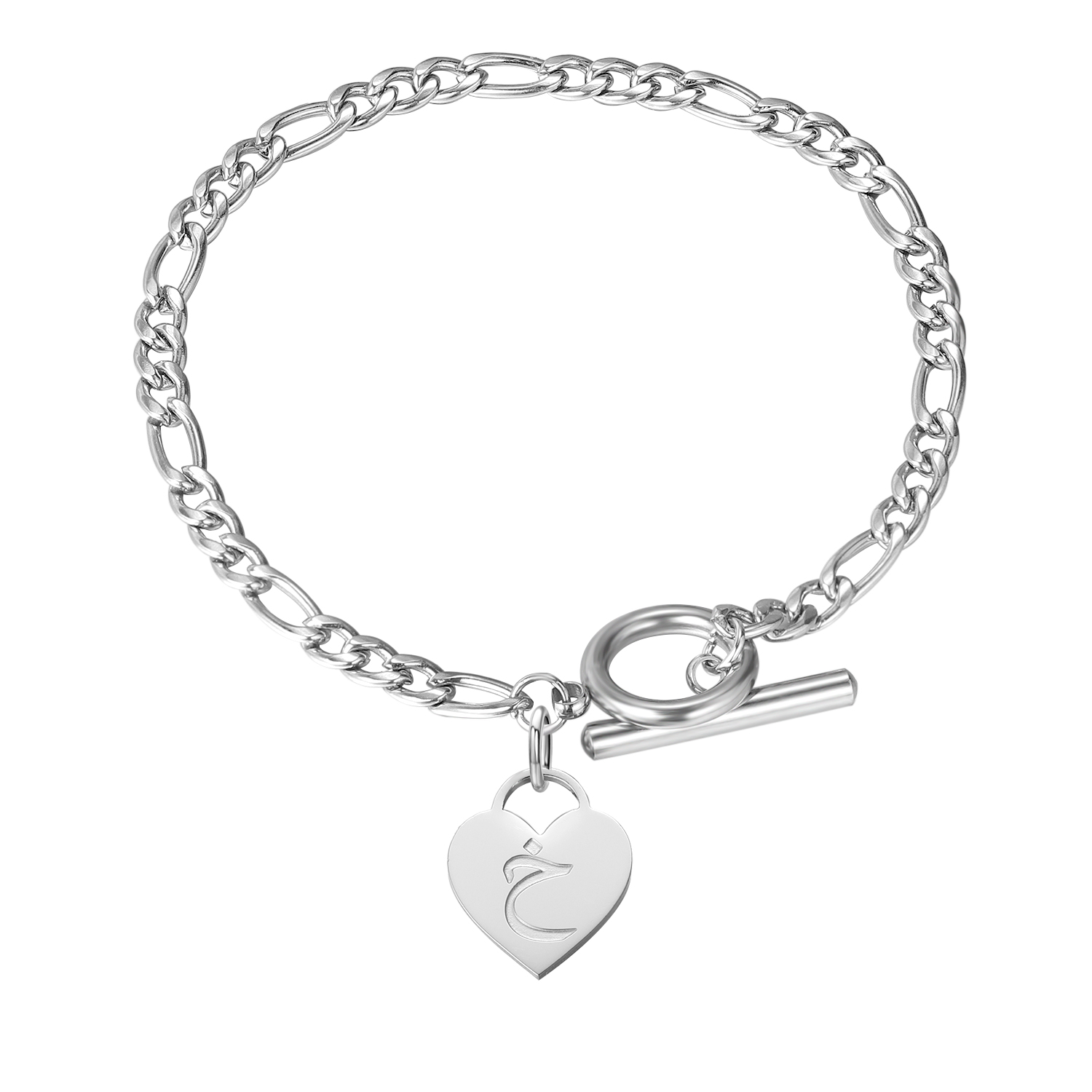 カスタムアラビア名ブレスレットパーソナライズされたイニシャル - Rose Gold Bracelet のレビューと価格