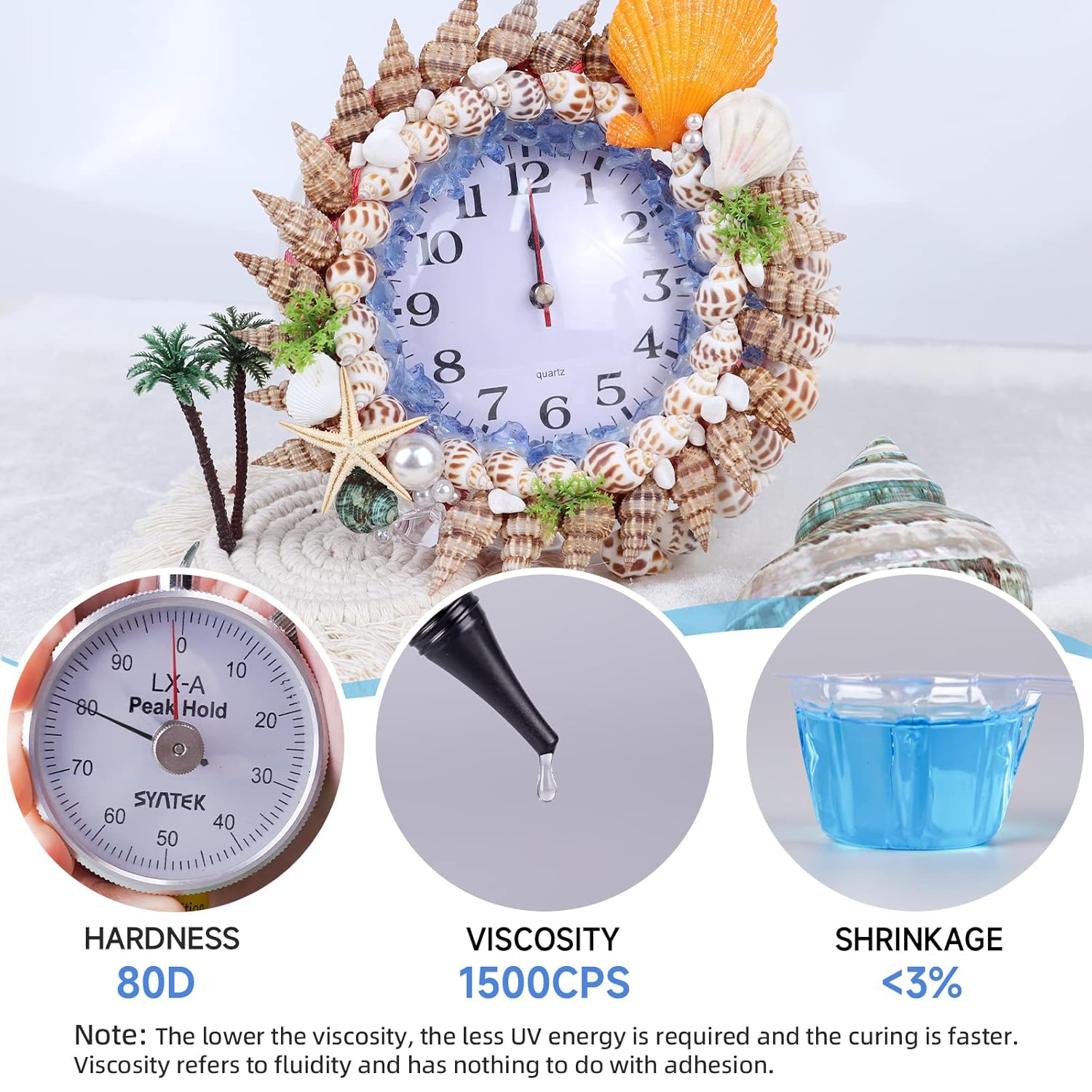 Loolifl 50ml UV接着剤 UVランプ付き、ガラス - Jewelry Repair & Watches Photos のレビューと価格