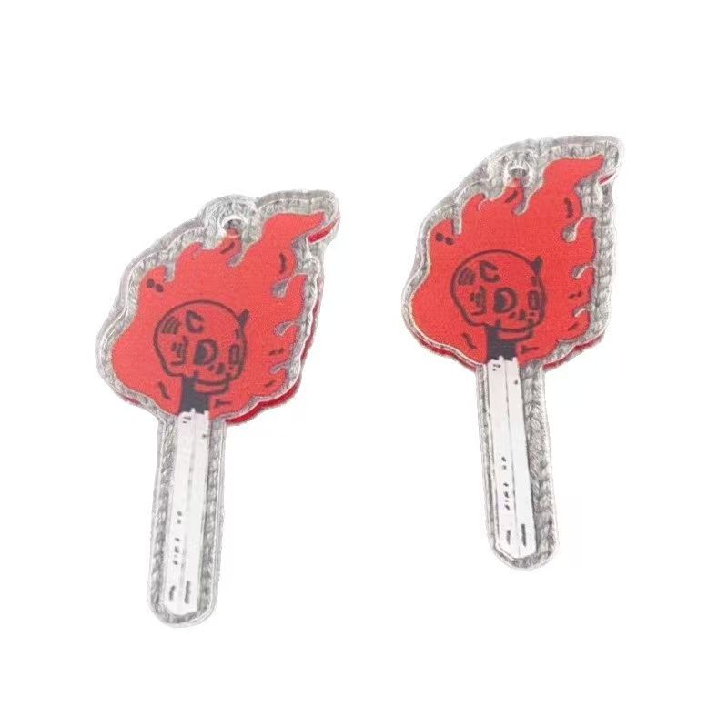 10個のアクリルスカルペンダント、DIYジュエリー作り、イヤ - Drop Earrings のレビューと価格