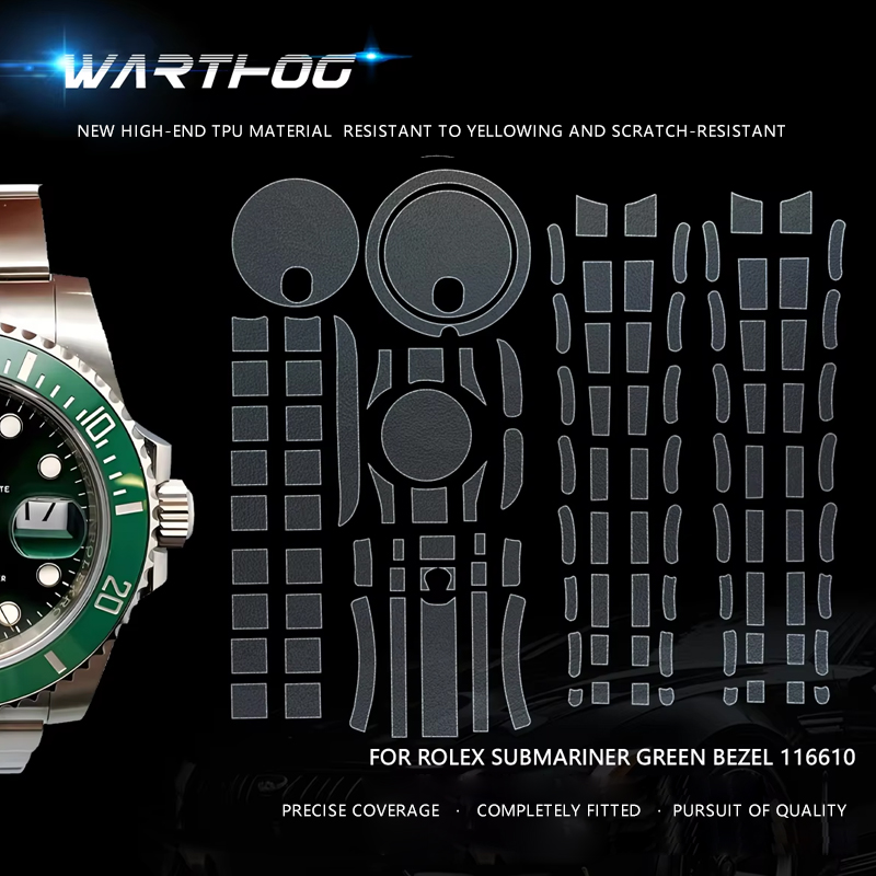 ロレックス サブマリーナー 116613 時計保護フィルム  - Rolex Watch Submariner のレビューと価格