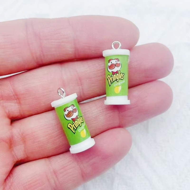 10個入り シミュレーション3Dバケツ型ポテトチップススナッ - Drop Earrings のレビューと価格