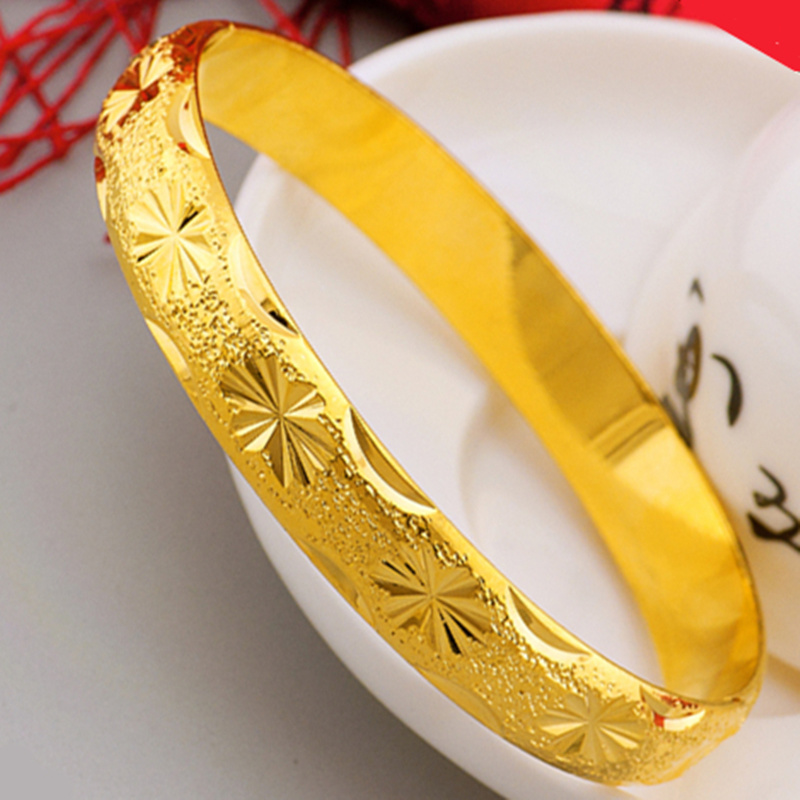 Umq-金メッキブレスレット,24k,999,ドラゴンと前髪 - Rose Gold Bracelet のレビューと価格