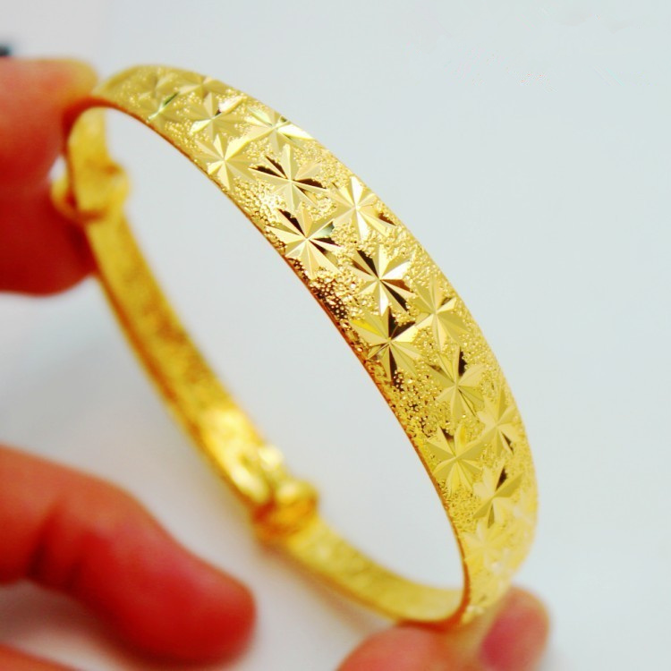 Umq-金メッキブレスレット,24k,999,ドラゴンと前髪 - Rose Gold Bracelet のレビューと価格