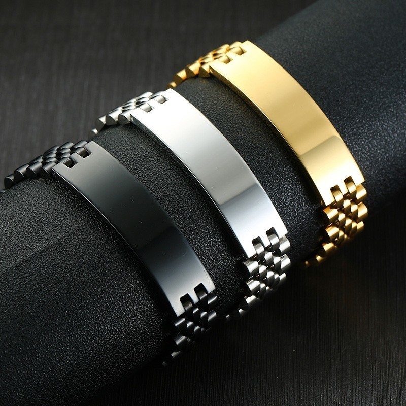 Vnox メンズ 15 ミリメートルワイド id タグブレス - Jewellery Watch のレビューと価格