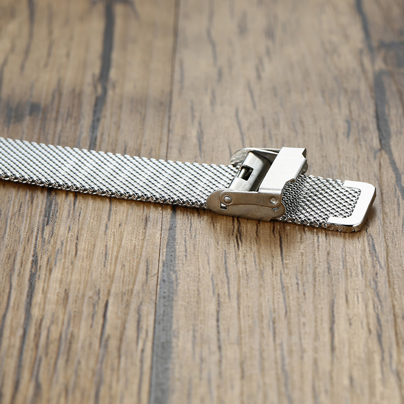 男性ブレスレットメッシュ時計バンドブレスレットステンレススチ - Jewellery Watch のレビューと価格
