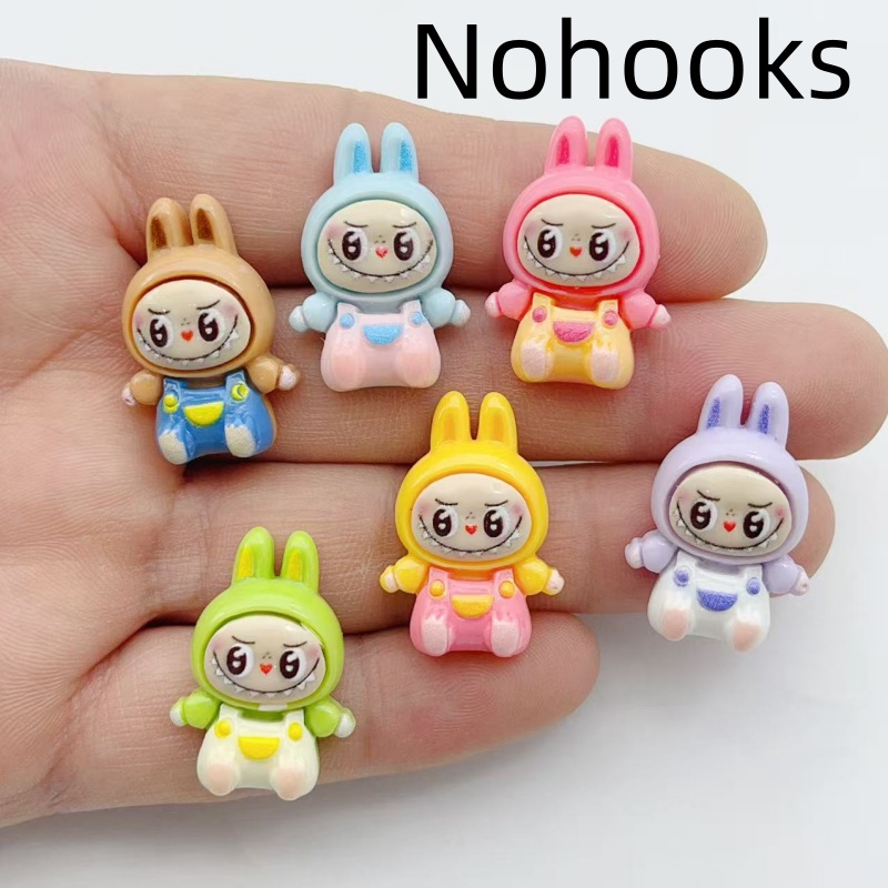 10 個かわいいウサギイチゴハウス樹脂チャーム素敵な漫画の動 - Drop Earrings のレビューと価格