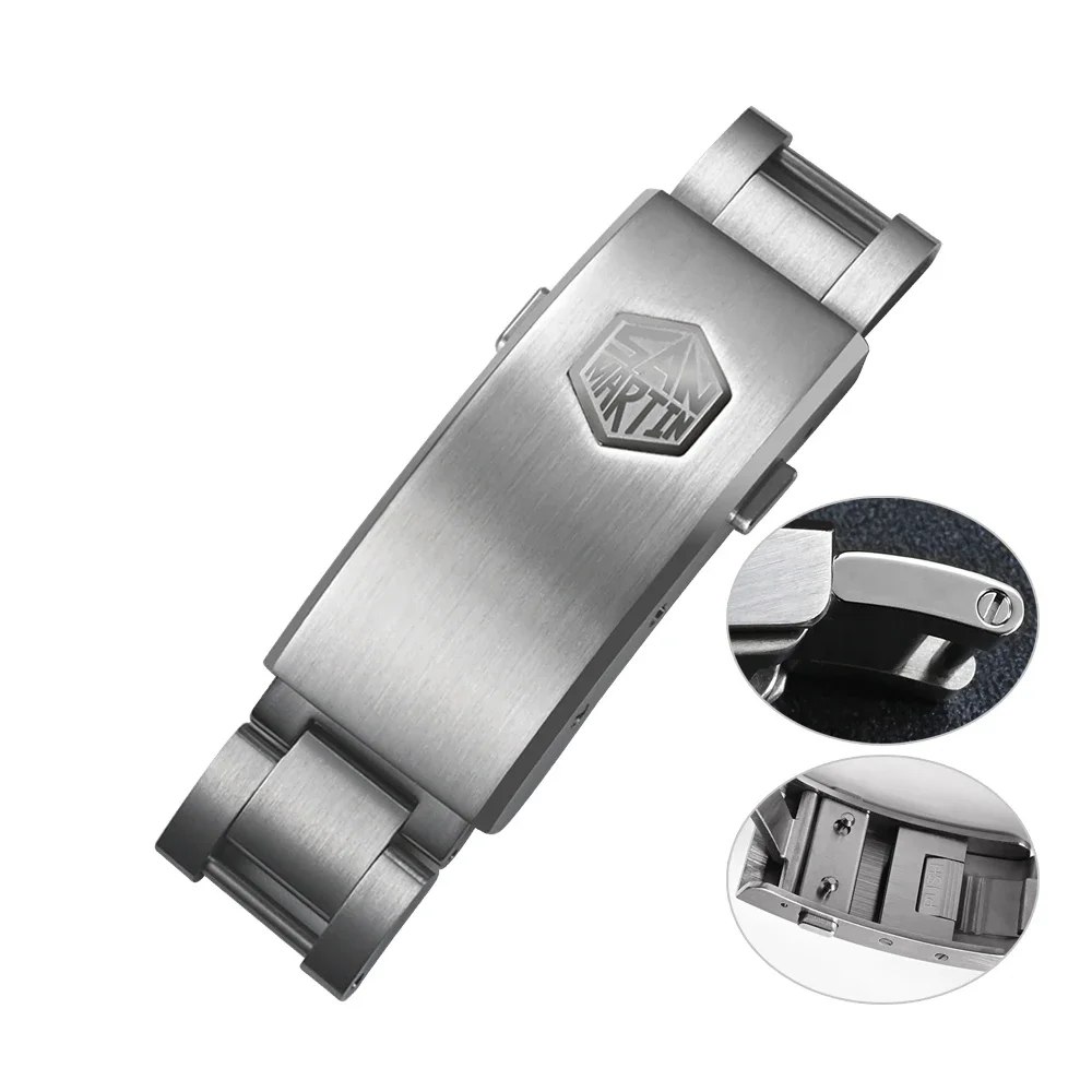 サンマーティン新しいフライ調節可能なクラスプ時計部品ブレスレ - Jewellery Watch のレビューと価格
