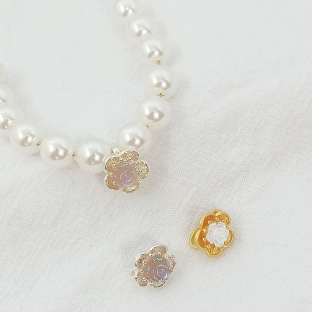 シルバー18K古代風ゴールドローズラペルバックル、フラワーク - Rose Gold Bracelet のレビューと価格