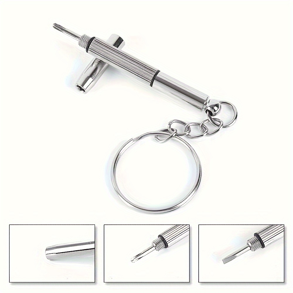 スチール製メガネドライバー2本、メガネドライバー、キーリング - Watch Repair Tool Kit のレビューと価格