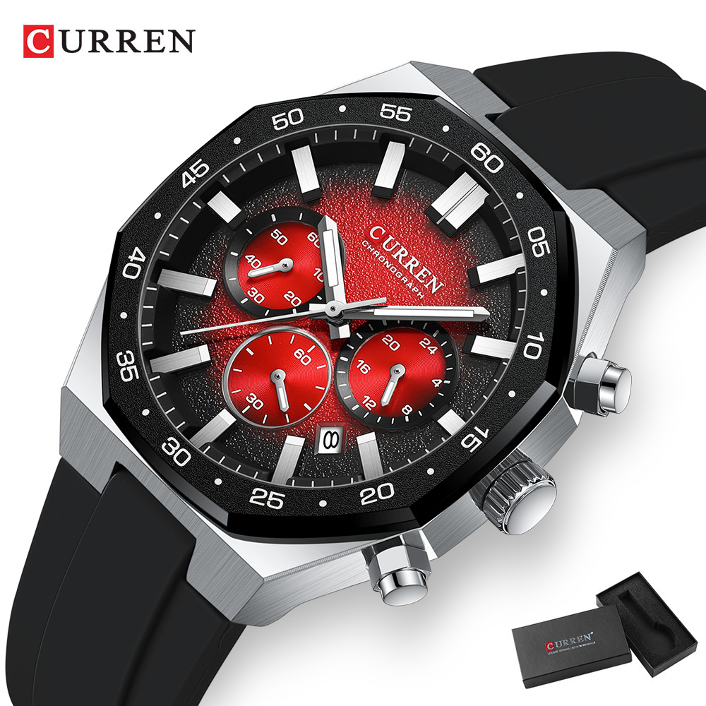 CURREN ファッションカジュアルメンズスポーツウォッチク - Jewellery Watch のレビューと価格