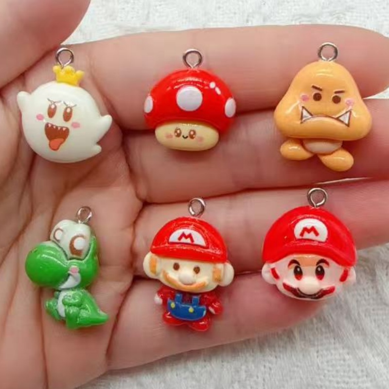 10個入り樹脂製漫画ペンダント、DIYジュエリー製作イヤリン - Drop Earrings のレビューと価格