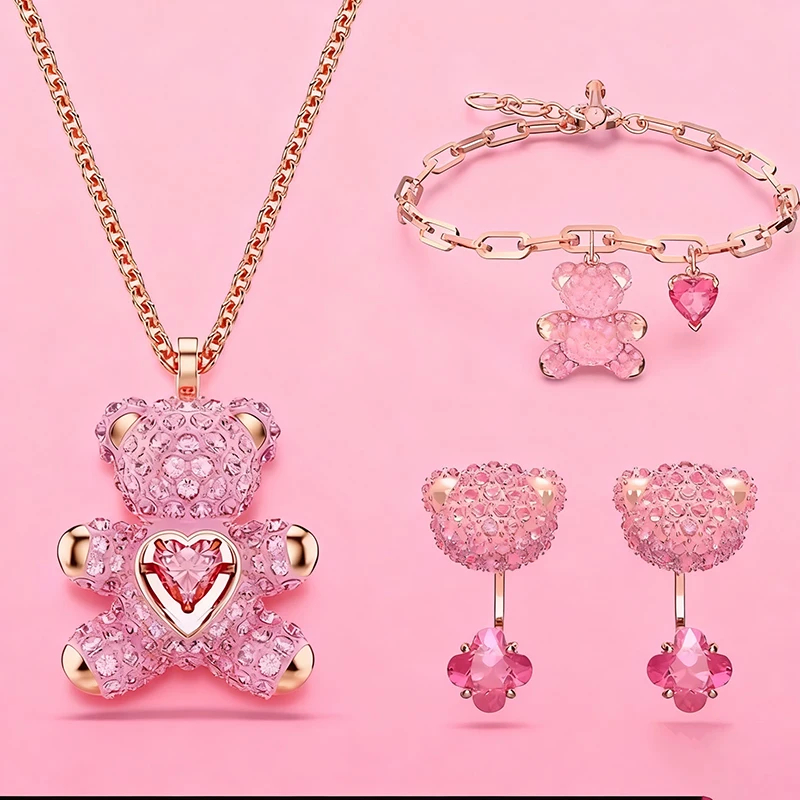 新しいクローバーローズゴールドダイヤモンドセットロマンチック - Rose Gold Bracelet のレビューと価格