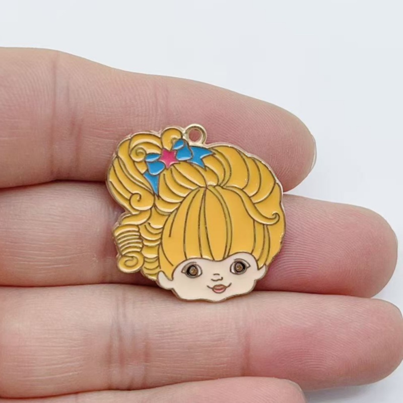 10 個かわいい女の子エナメルメタルジュエリーイチゴレインボ - Drop Earrings のレビューと価格